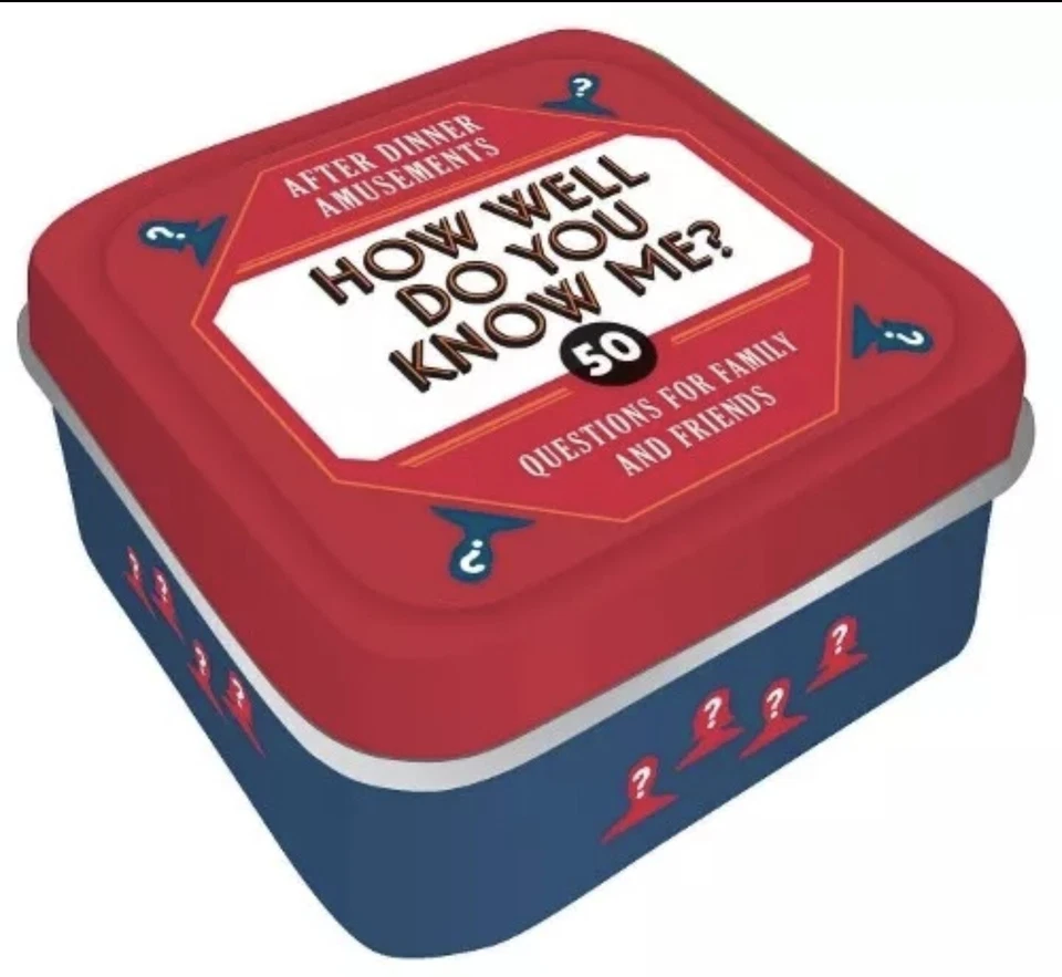 After Dinner Amusements: How Well Do You Know Me? Family Couples Card Game - Image 1 of 1