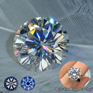 3MM-10MM Moissanite Round Cut White D Color VVS1 GRA Certificated Loose Gemstone - Picture 1 of 16