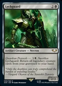 MTG-1x-Near Mint, English-Lychguard-Commander: Warhammer 40,000 - Picture 1 of 1