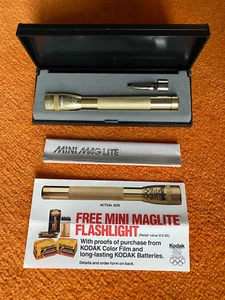 Mini Mag Lite 1988 Olympiade Kodak gesponsert in Tragetasche - getestet & funktioniert! - Bild 1 von 5