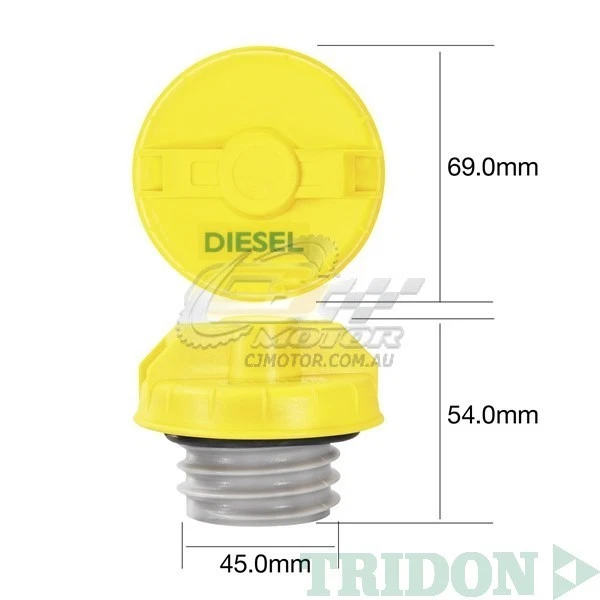 TRIDON FUEL CAP NON LOCKING FOR TOY Landcruiser Diesel HJ61, HJ75 Turbo 84-91 - Image 1 of 1