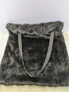 Handtasche Schultertasche Damen Kunstfell braun - Bild 1 von 5