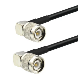 Wtyczka TNC kąt prosty na wtyczkę TNC kąt prosty RG58 RF kabel koncentryczny 600cm 6m - Zdjęcie 1 z 2