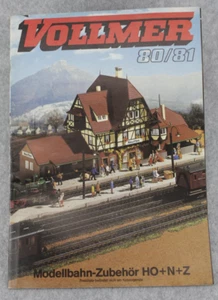 Catalogo treno ferroviario modello tedesco Vollmer 1980/81 vintage HO+N+Z SPEDIZIONE GRATUITA - Foto 1 di 7