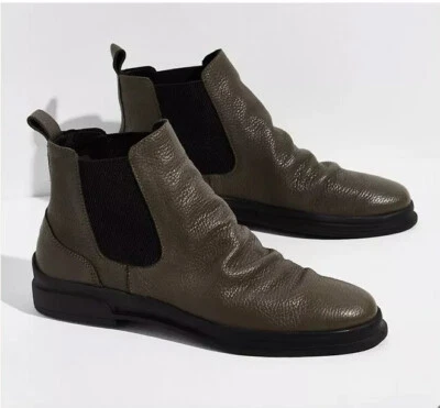 Botas Chelsea Free People Bueno Scout, Gris Oscuro, Talla 38/7.5-8, ¡Nuevas! Foto 1 de 4