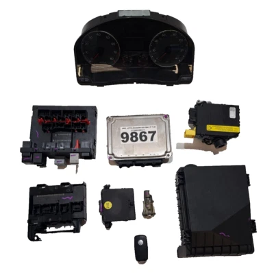 ECU KIT + LOCK SET VOLKSWAGON GOLF 1K1 036906032AG 0261208589 10.2003 - 05.2006 - Image 1 of 4