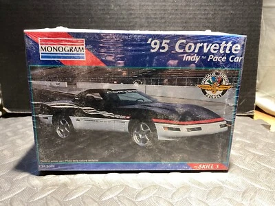 1:24 MONOGRAM MODEL KIT 1995 CORVETTE INDY PACE CAR  (FACTORY SEALED) SKILL 3 - Image 1 of 4