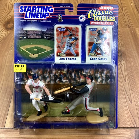 UNOPENED Starting Lineup Double Jim Thome Sean Casey MLB Action Figures Cover