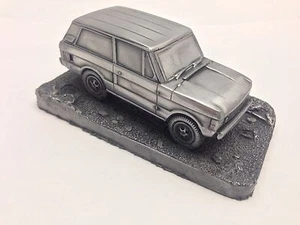 Range motor car 2 Door 1.43 Scale Pewter Effect Model Car Handmade In Sheffield - Foto 1 di 1
