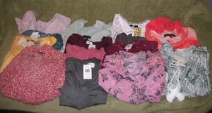 NEW WITH TAGS LOT OF 15 WOMEN'S TOPS BLOUSES SIZE LARGE OLD NAVY BELLE TWEED - Picture 1 of 11