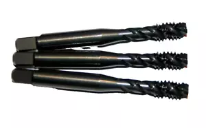 3 Pcs. YMW 3/8-16 NC H3 High-Perf. Aerospace Stainless CNC Spiral Flute BTM Taps - Picture 1 of 6