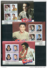 St. Vincent 3 feuilles souvenirs neuf neuf neuf dans sa catégorie Elvis Presley leaders du monde