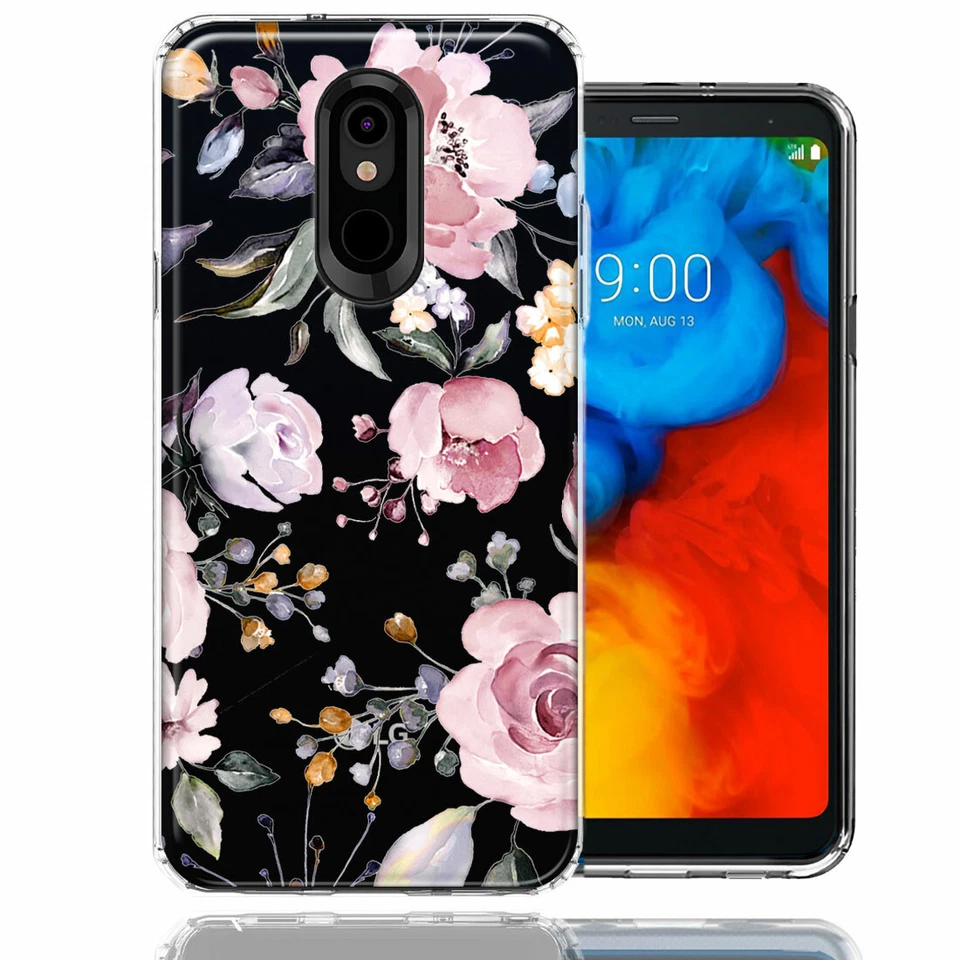 For LG Stylo 5 Pastel Spring Floral Flowers Blush Lavender Case - Image 1 of 1