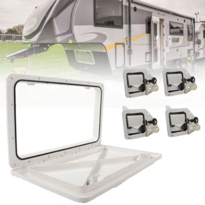 Wohnwagen Serviceklappe 500*285mm Weiß  für Wohnmobil Camper Staufachklappe - Bild 1 von 4