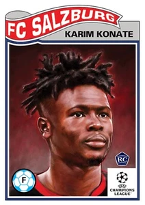 JUEGO VIVO DE TARJETA DE NOVATO DE FÚTBOL TOPPS UCC FÚTBOL UEFA SALZBURG KARIM KONATE #623 - Imagen 1 de 1