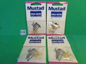 Ganchos agudos de agua dulce Mustad, talla 10, #35518, 4 paquetes, 20 ganchos totales (Nuevos) - Imagen 1 de 9