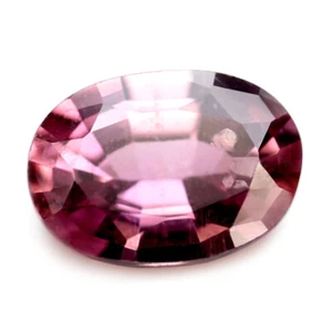 Incredibile Zaffiro Rosa Naturale Non Riscaldato 0,65ct Certificato 0,5ct Madagascar Ovale 6x4,3 mm - Foto 1 di 6