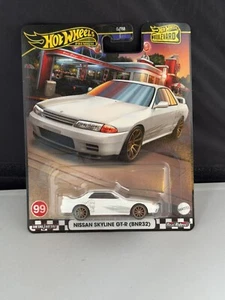2024 Hot Wheels Premium Boulevard #99 NISSAN SKYLINE GT-R (BNR32) Wht Near Mint - Picture 1 of 7
