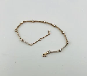 Pandora sparkling bars bracelet charm 925 sterling silver CZ Rose - Picture 1 of 5