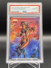1993 Topps Star Wars Galaxy Ted Boonthanakit Princess Leia #84 PSA 10
