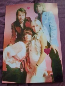 ABBA autogramm autograph signed REAL !!! original no copy incl art photo  - Bild 1 von 3