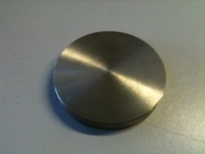 Tantalum sputtering target: 2.00" diameter x 0.125" thick- Ta 99.95%. ACI ALLOYS - Picture 1 of 1