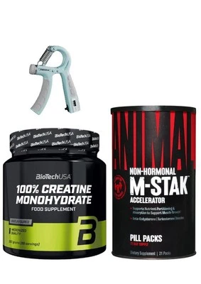 Universal Nutrition Animal M-Stak 21 packs Testosterone Booster + Creatin 300gr