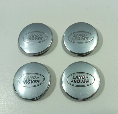 Land Rover Range Rover Set Silver Wheel Centre Caps New Genuine LR094546 - Image 1 of 4