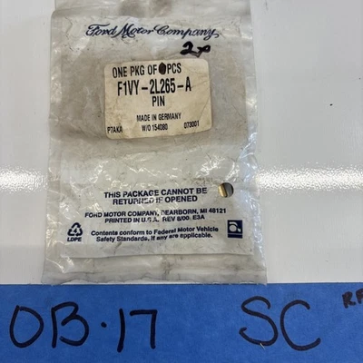 2x NOS Lincoln Town Car Brake Shoe Hold Down Spring Pins F1VY-2L265-A 1991-1993 - Image 1 of 4