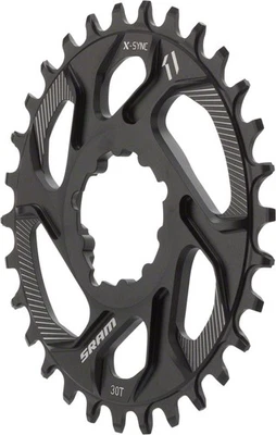 Plato de montaje directo SRAM X-Sync - 28 dientes, 3 mm Boost Offset, 11 velocidades, negro Foto 1 de 2