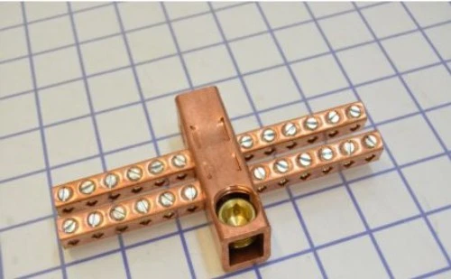 CAN-300 Ilsco Grounding, CAN Series Ground Neutral Bus, 24 Taps, 250MCM- 6AWG - Image 1 of 1