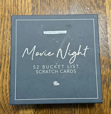 Gift Republic Movie Night Scratch Cards Bucket List Edition - Image 1 of 4