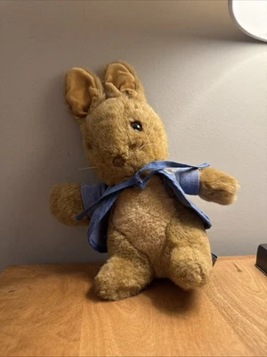 1984 Eden Toys Peter Rabbit Plush Frederick Warne Blue Jacket Korea - Image 1 of 4