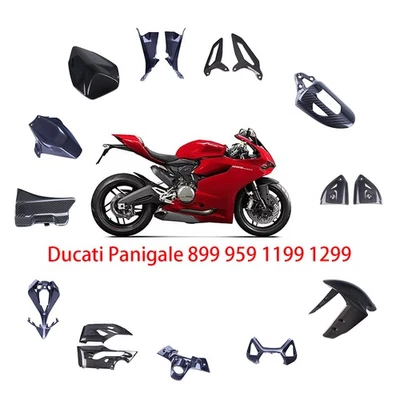 FL 100% Real 3K Twill Carbon Fiber Piece for Ducati 899 959 1199 1299 Panigale - Image 1 of 4