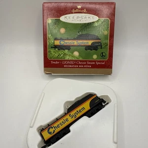 Scatola ornamento treno pressofuso tender speciale vapore Hallmark Lionel Chessie 2001 - Foto 1 di 8