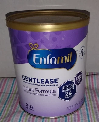Can Enfamil Gentlease Infant Formula Purple Can 0-12 Months 12.4 oz Exp 3/27 - Image 1 of 4
