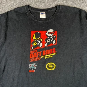 Vintage Daft Punk Shirt Herren 4XL schwarz Super Draft Bros EDM House Music 2000er - Bild 1 von 8