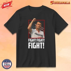 Charlie Kirk Fight Shirt,  A True Patriot Classic T-Shirt - Picture 1 of 7
