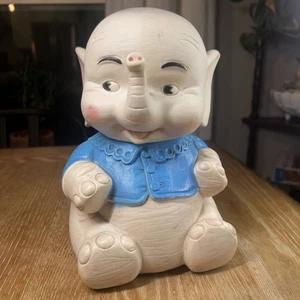 Vintage Rare J.L. Prescott Co. Elephant  Toy Head Swivels Squeaky! - Picture 1 of 6