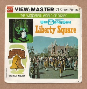 Complete set of vintage View-Master reels Walt Disney World Liberty Square 1970s - Picture 1 of 2