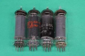 6AQ5 A - TV / AUDIO / GUITAR / AMPLIFIER / HAM / RADIO tube -- lot of 4 - Picture 1 of 1