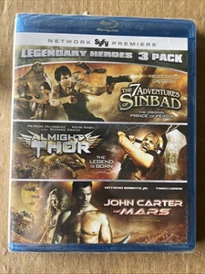 Legendary Heroes 3 Pack BLU RAY Disc & Artcover NO CASE NO TRACKING - Foto 1 di 1