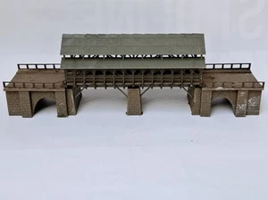 H0 Faller 120527 Eisenbahn-Holzbrücke schön gebaut - Bild 1 von 6