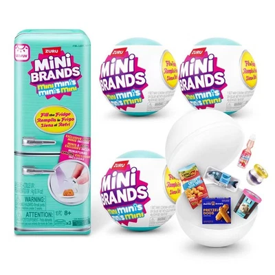 ZURU Mini Brands Fill the Fridge Multipack 3 Surprise Capsules Series 1 Playset  - Image 1 of 4