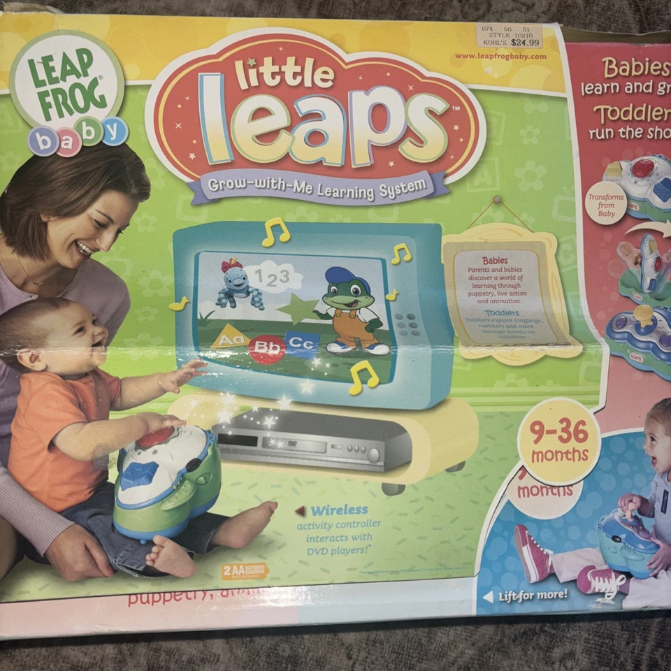 Leap Frog Baby Little Leaps Grow With Me Learning System 2-in-1 Toddler Gift NIB - Image 1 of 3