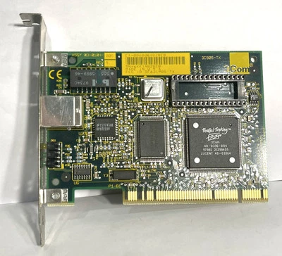 Vintage 3COM 3C905-TX Parallel Tasking Ethernet Card. - Image 1 of 4
