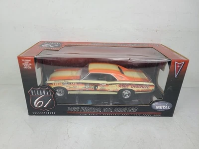 (NEW) BESWICK ARNIE THE FARMER PONTIAC 1966 TIGER GTO DRAG CAR 1/18 HIGHWAY 61 - Image 1 of 4