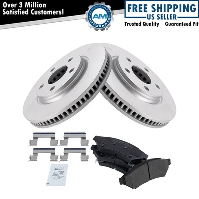 Front Metallic Brake Pad & Coated Rotor Set for LaCrosse Grand Prix Uplander - Image 1 of 4