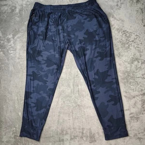 Pantalones de chándal Rhone Reign para hombre 2XL azules camuflados rendimiento elásticos ligeros - Imagen 1 de 15