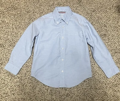 Camisa de vestir manga larga con botones para niño talla 8 Foto 1 de 3